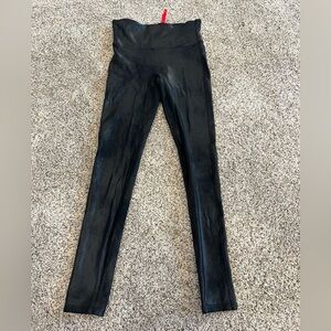 Spanx women’s faux leather leggings